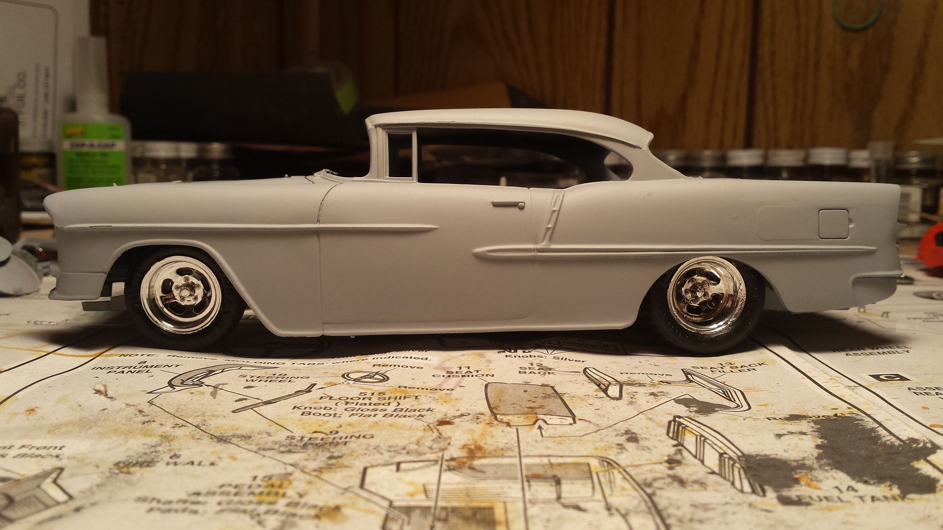 Monogram '55 Chevy Street Machine - WIP: Model Cars - Model Cars